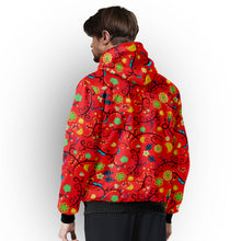 Load image into Gallery viewer, Nipin Blossom Fire Sherpa Hoodie
