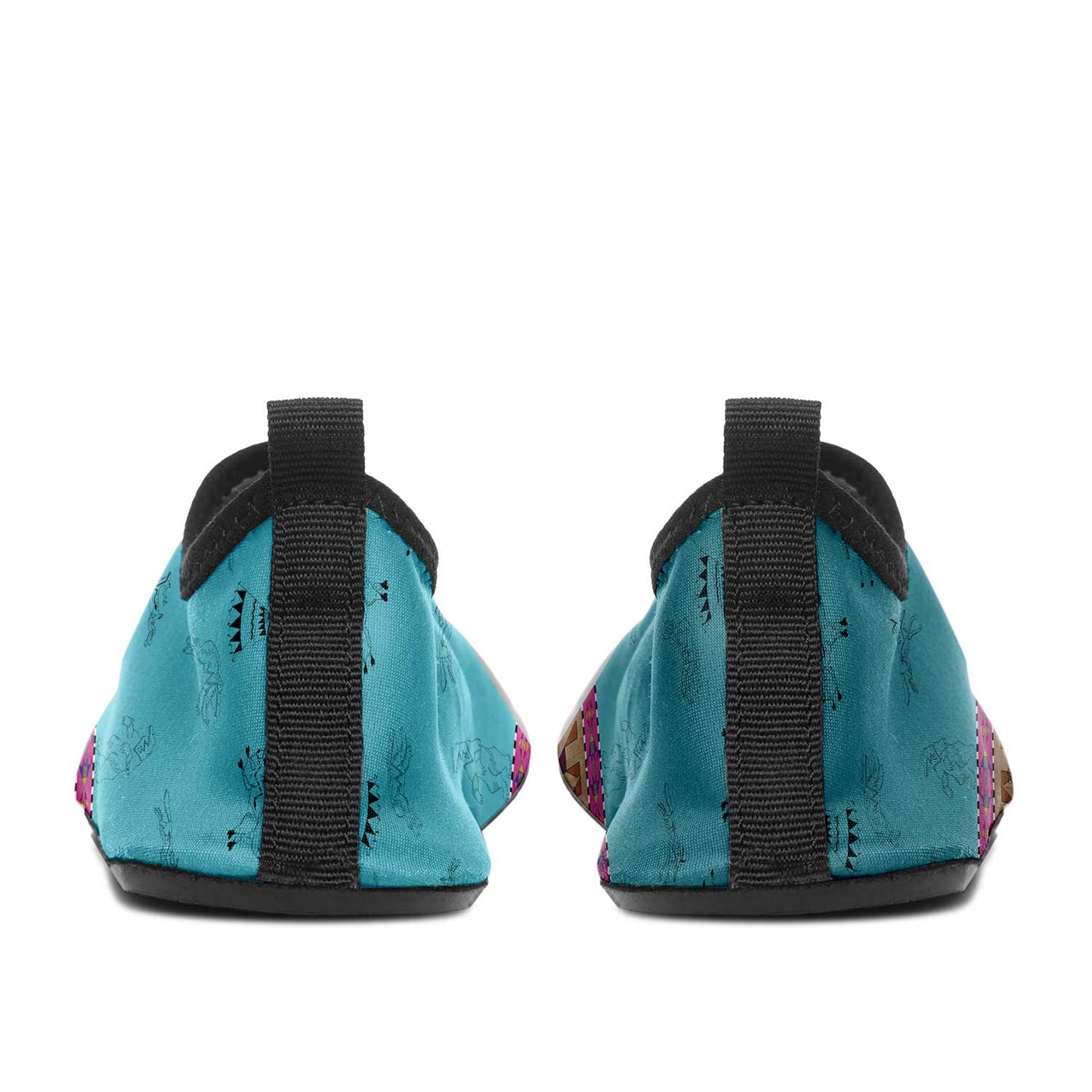 Buffalos Running Sky Kid's Sockamoccs