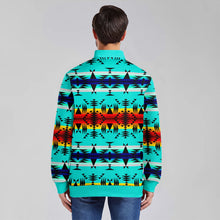 Load image into Gallery viewer, Between the Mountains Zippered Collared Lightweight Jacket
