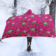 Load image into Gallery viewer, Strawberry Dreams Blush Hooded Blanket
