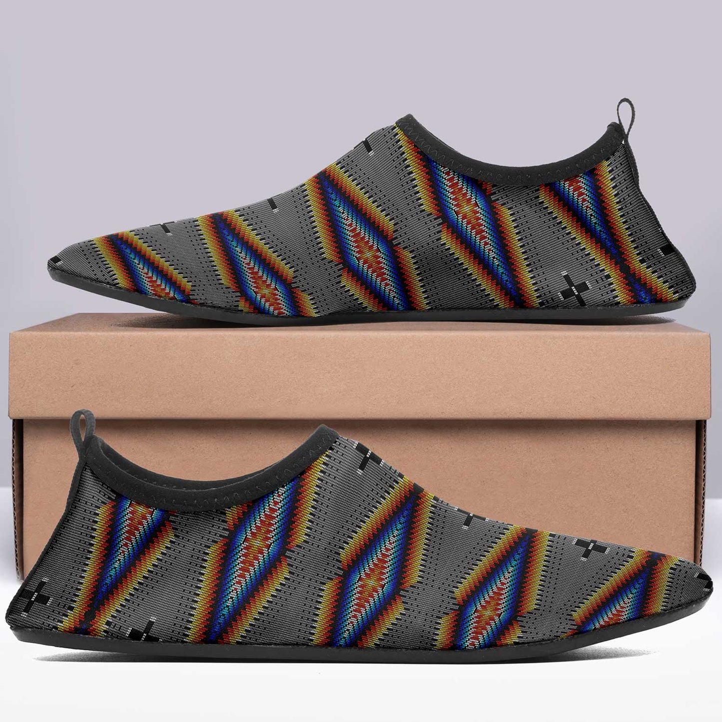 Diamond in the Bluff Grey Kid's Sockamoccs