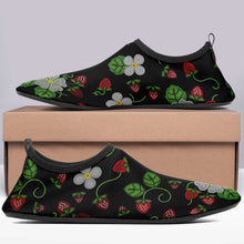 Load image into Gallery viewer, Strawberry Dreams Midnight Sockamoccs
