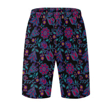 Load image into Gallery viewer, Beaded Nouveau Coal Athletic Shorts with Pockets
