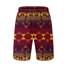Load image into Gallery viewer, Gold Wool Athletic Shorts with Pockets
