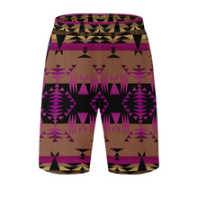 Load image into Gallery viewer, Between the Mountains Berry Athletic Shorts with Pockets
