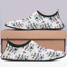 Load image into Gallery viewer, Dakota Damask White Kid&#39;s Sockamoccs Slip On Shoes
