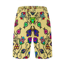 Load image into Gallery viewer, Indigenous Paisley Vanilla Athletic Shorts with Pockets
