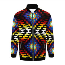 Load image into Gallery viewer, Sunset Blanket Youth Zippered Collared Lightweight Jacket
