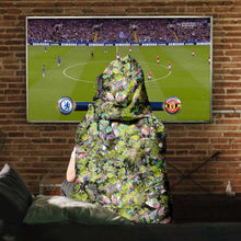 Load image into Gallery viewer, Culture in Nature Green Hooded Blanket
