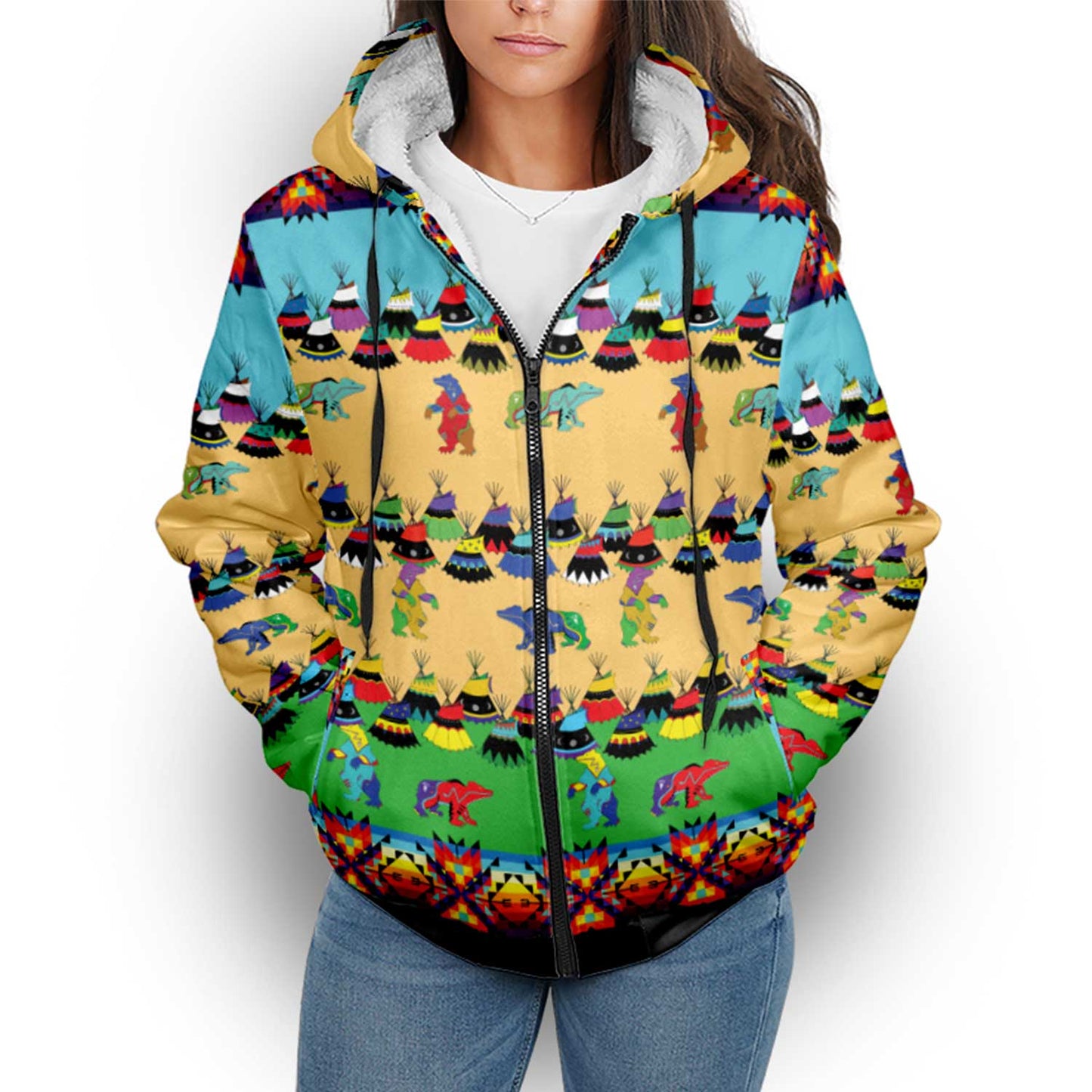 Bear Medicine Sherpa Hoodie