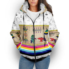 Load image into Gallery viewer, Bear Ledger White Clay Sherpa Hoodie
