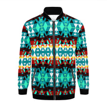 Load image into Gallery viewer, Writing on Stone Wheel Youth Zippered Collared Lightweight Jacket
