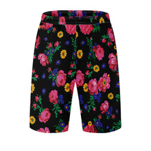 Load image into Gallery viewer, Kokum Ceremony Black Athletic Shorts with Pockets
