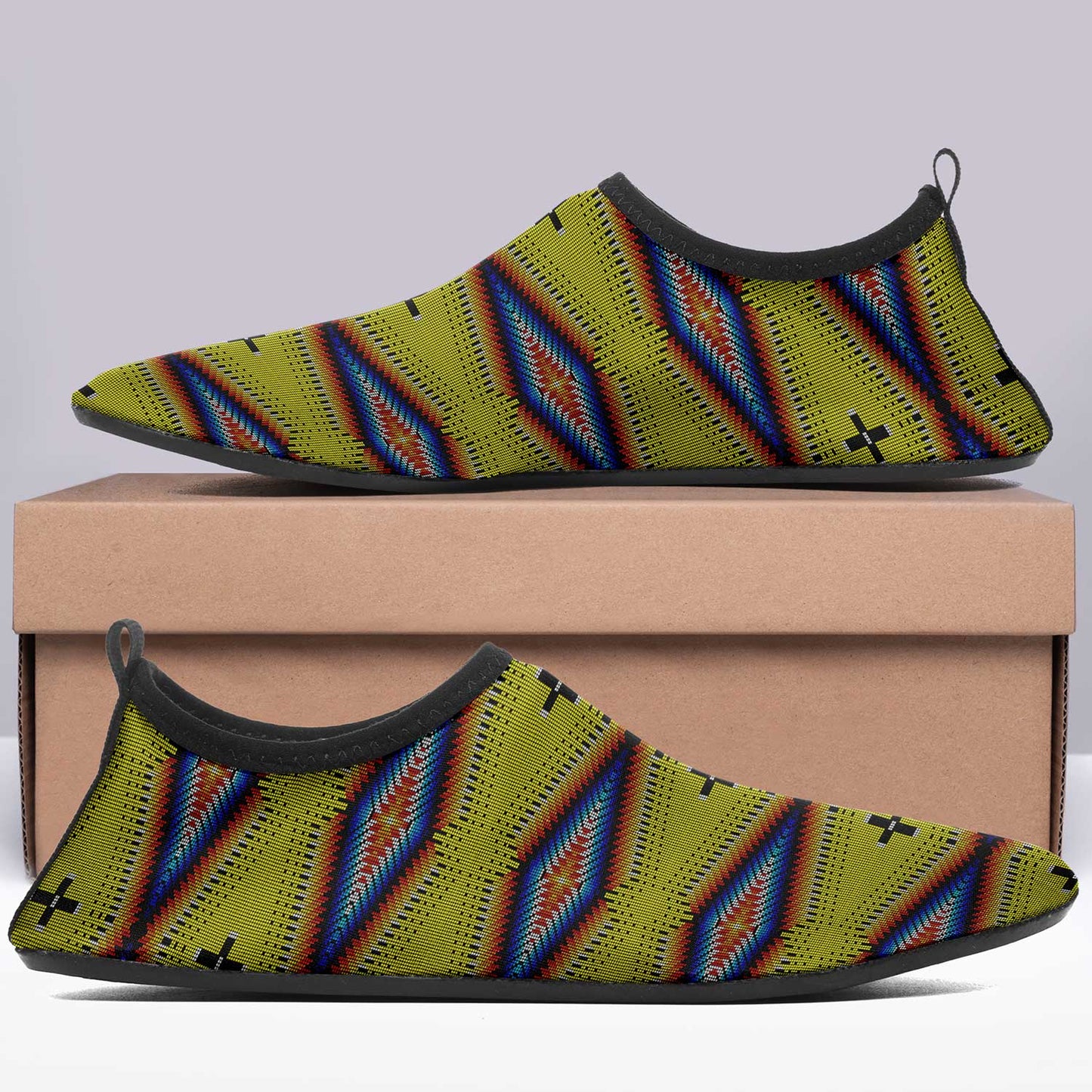 Diamond in the Bluff Yellow Kid's Sockamoccs