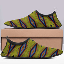 Load image into Gallery viewer, Diamond in the Bluff Yellow Kid&#39;s Sockamoccs Slip On Shoes
