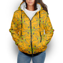 Load image into Gallery viewer, Willow Bee Sunshine Sherpa Hoodie
