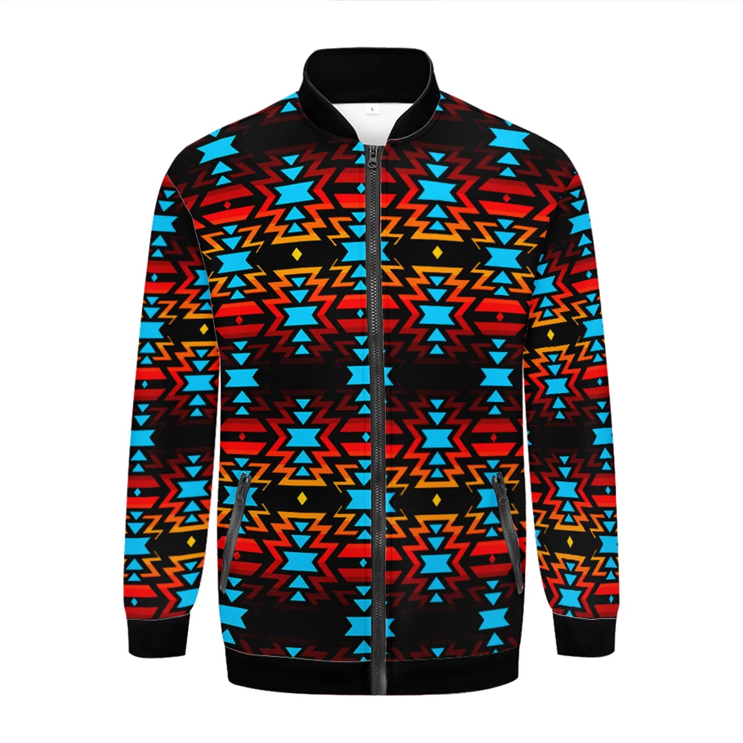 Black Fire and Sky Youth Lightweight Jacket