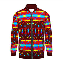 Load image into Gallery viewer, Visions of Lasting Peace Youth Zippered Collared Lightweight Jacket
