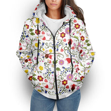 Load image into Gallery viewer, Nipin Blossom Sherpa Hoodie
