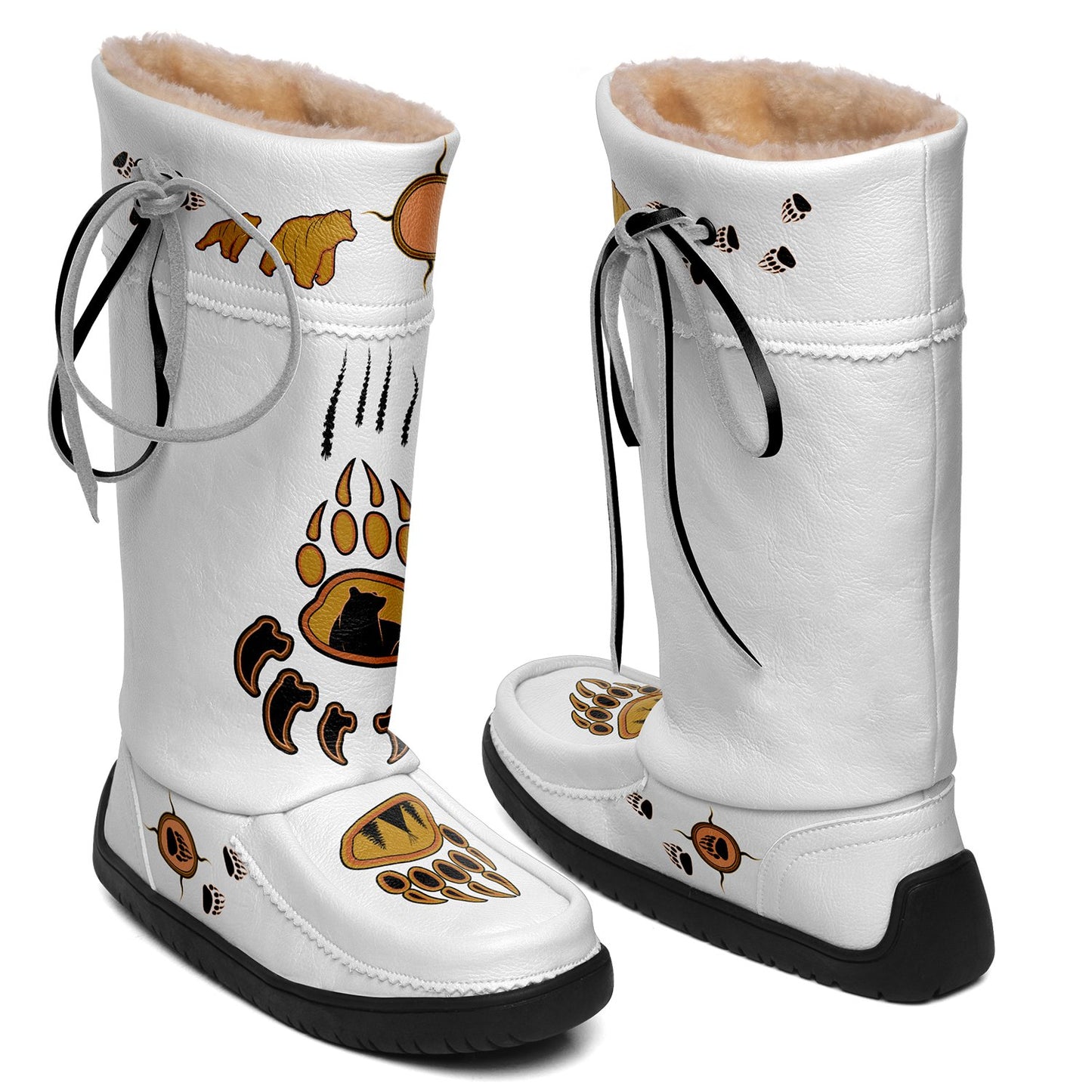 Bear Paw Tan Real Leather MocLux