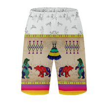 Load image into Gallery viewer, Bear Ledger White Clay Athletic Shorts with Pockets
