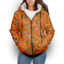 Load image into Gallery viewer, Fresh Fleur Carrot Sherpa Hoodie
