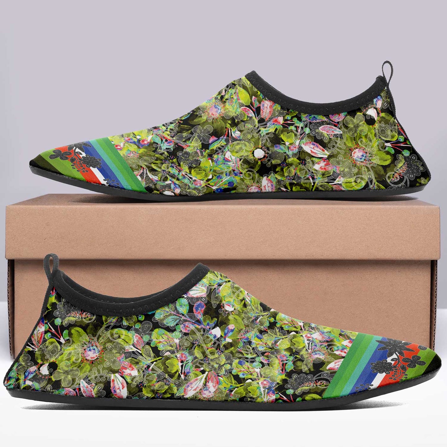 Culture in Nature Green Leaf Kid's Sockamoccs