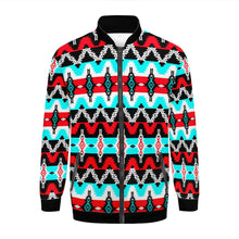 Load image into Gallery viewer, Two Spirit Dance Youth Zippered Collared Lightweight Jacket
