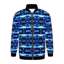 Load image into Gallery viewer, Force of Nature Winter Night Youth Zippered Collared Lightweight Jacket
