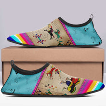 Load image into Gallery viewer, Horses Running Sky Kid&#39;s Sockamoccs Slip On Shoes
