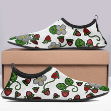 Load image into Gallery viewer, Strawberry Dreams White Sockamoccs
