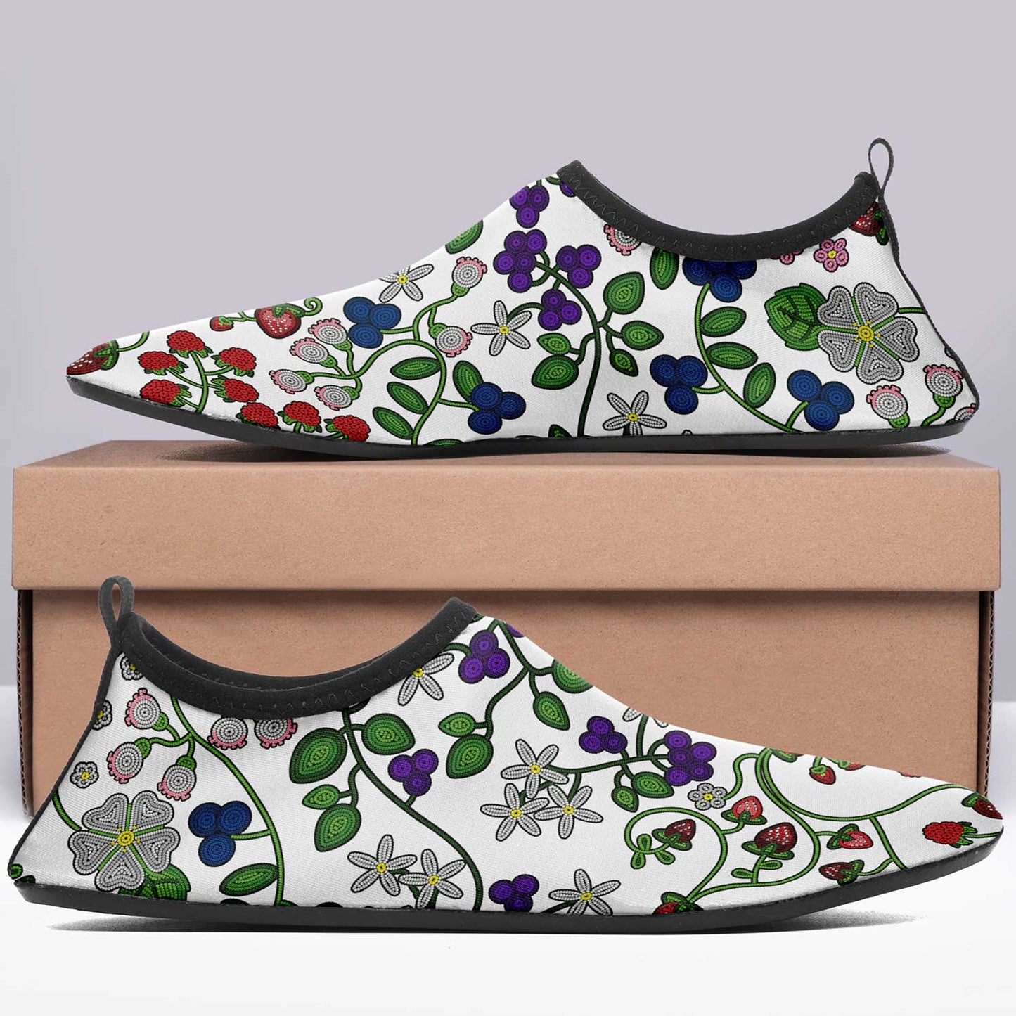 Grandmother Stories White Kid's Sockamoccs