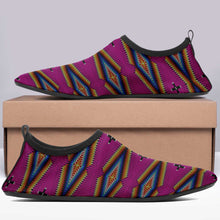 Load image into Gallery viewer, Diamond in the Bluff Pink Kid&#39;s Sockamoccs Slip On Shoes
