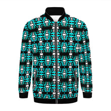 Load image into Gallery viewer, Black Fire Firefly Youth Zippered Collared Lightweight Jacket
