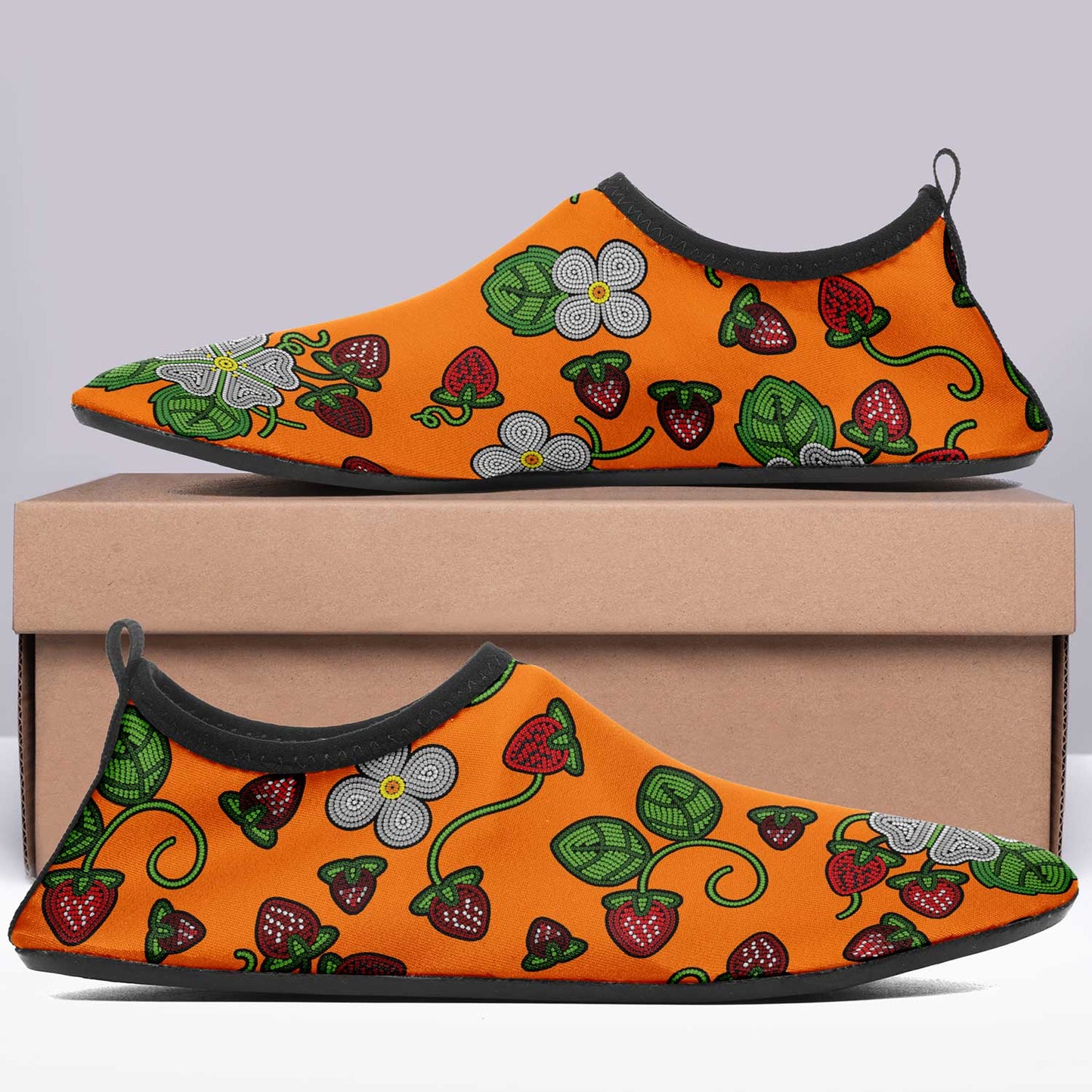 Strawberry Dreams Carrot Kid's Sockamoccs Slip On Shoes