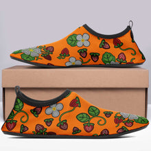 Load image into Gallery viewer, Strawberry Dreams Carrot Kid&#39;s Sockamoccs Slip On Shoes
