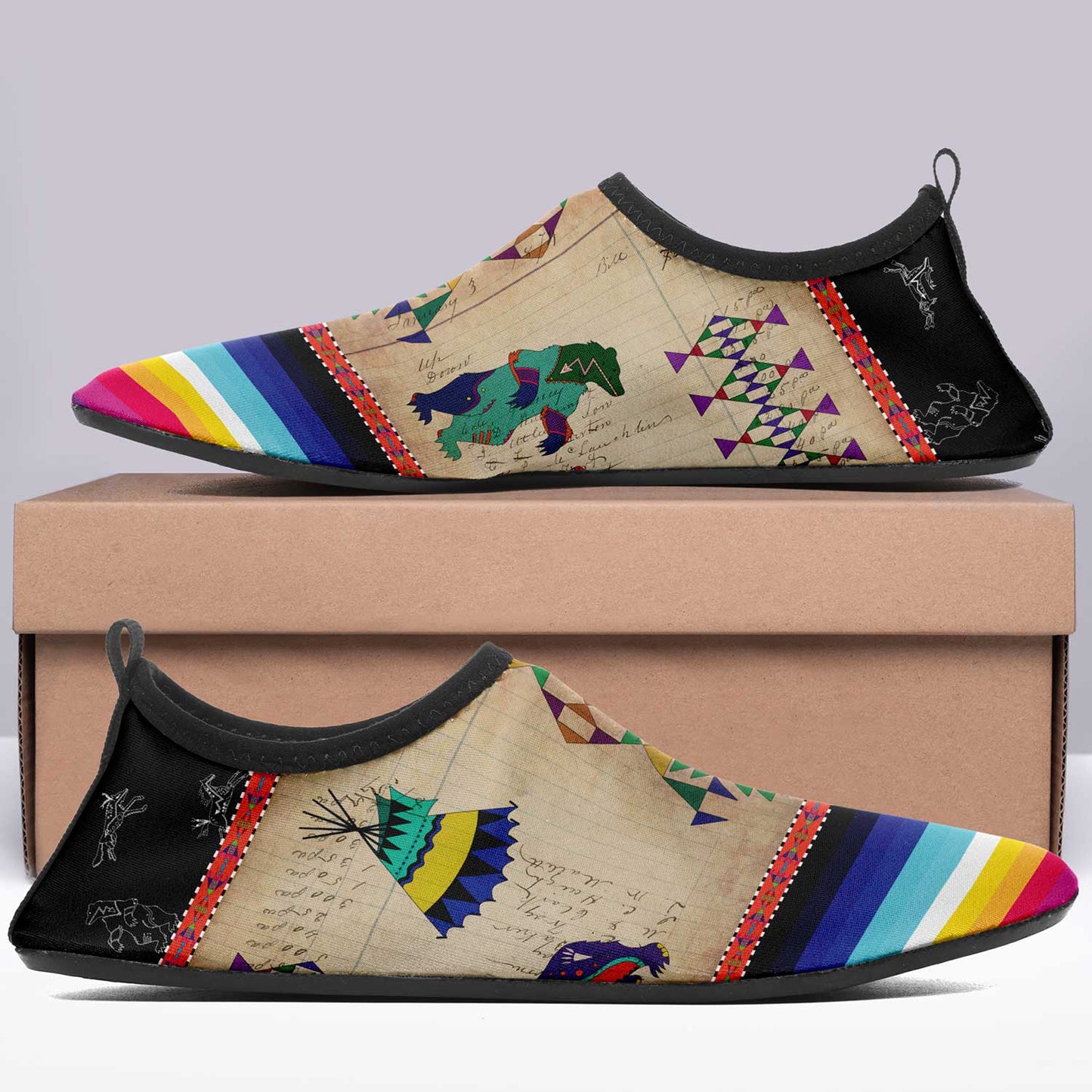 Bear Ledger Black Sky Kid's Sockamoccs