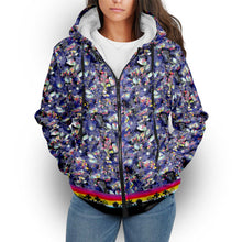 Load image into Gallery viewer, Culture in Nature Blue Sherpa Hoodie
