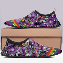 Load image into Gallery viewer, Culture in Nature Purple Kid&#39;s Sockamoccs Slip On Shoes
