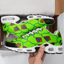 Load image into Gallery viewer, Spring Blossoms on Neon Green Niowaa Air Cushion Shoes
