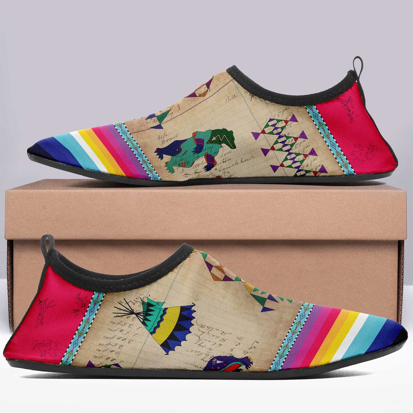 Bear Ledger Berry Kid's Sockamoccs
