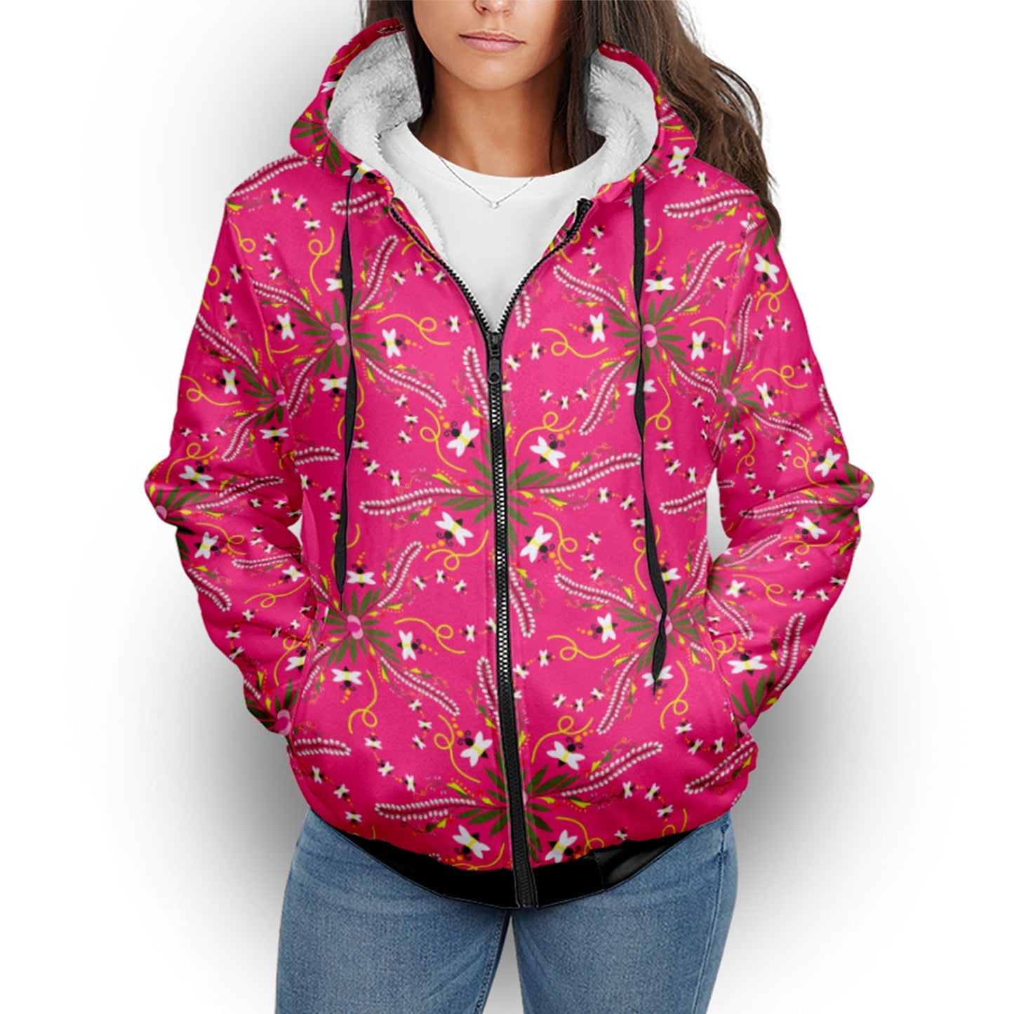 Willow Bee Bubblegum Sherpa Hoodie