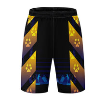 Load image into Gallery viewer, Wolf Star Athletic Shorts with Pockets
