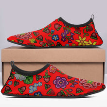 Load image into Gallery viewer, Berry Pop Fire Kid&#39;s Sockamoccs Slip On Shoes
