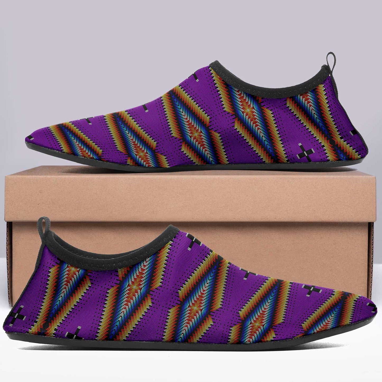 Diamond in the Bluff Purple Kid's Sockamoccs