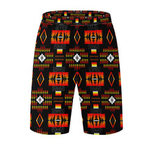 Load image into Gallery viewer, Seven Tribes Black Athletic Shorts with Pockets
