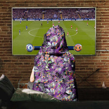 Load image into Gallery viewer, Culture in Nature Purple Hooded Blanket
