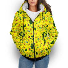 Load image into Gallery viewer, Vine Life Lemon Sherpa Hoodie
