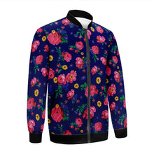 Load image into Gallery viewer, Kokum Ceremony Royal Youth Zippered Collared Lightweight Jacket
