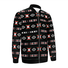 Load image into Gallery viewer, Cree Confederacy War Party Youth Zippered Collared Lightweight Jacket
